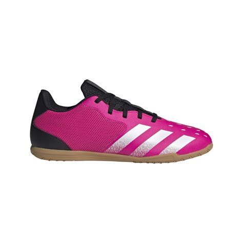 zaalvoetbalschoen adidas roze